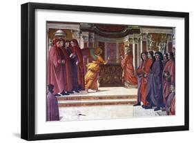 Italy, Florence, Santa Maria Novella, Main Chapel or Tornabuoni Chapel-Domenico Ghirlandaio-Framed Giclee Print