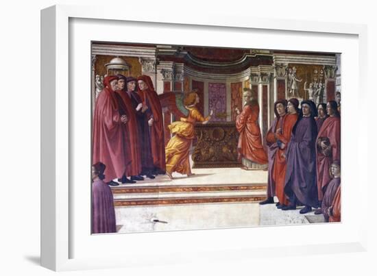 Italy, Florence, Santa Maria Novella, Main Chapel or Tornabuoni Chapel-Domenico Ghirlandaio-Framed Giclee Print