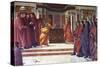 Italy, Florence, Santa Maria Novella, Main Chapel or Tornabuoni Chapel-Domenico Ghirlandaio-Stretched Canvas