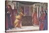 Italy, Florence, Santa Maria Novella, Main Chapel or Tornabuoni Chapel-Domenico Ghirlandaio-Stretched Canvas