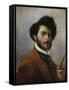 Italy, Florence, Self-Portrait at Age 29, 1854-null-Framed Stretched Canvas