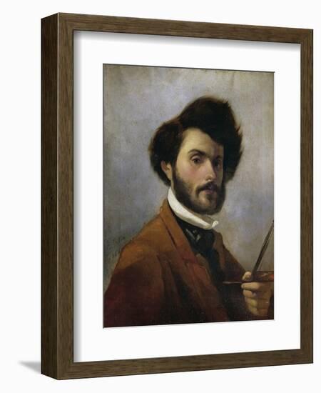 Italy, Florence, Self-Portrait at Age 29, 1854-null-Framed Giclee Print