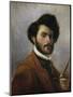 Italy, Florence, Self-Portrait at Age 29, 1854-null-Mounted Giclee Print