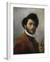 Italy, Florence, Self-Portrait at Age 29, 1854-null-Framed Giclee Print