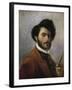 Italy, Florence, Self-Portrait at Age 29, 1854-null-Framed Giclee Print