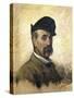 Italy, Florence, Self-Portrait at Age 59, 1884-null-Stretched Canvas