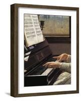 Italy, Florence, Starling's Song, Close-Up-null-Framed Giclee Print