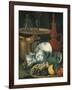 Italy Florence, Still Life with Crockery, Glassware and Fruit-null-Framed Giclee Print