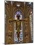 Italy, Florence. The Crucifix by Giotto in the Nave of the Church of Santa Maria Novelle.-Julie Eggers-Mounted Photographic Print