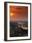 Italy, Florence, Tuscany. Central Florence at Sunset-Walter Bibikow-Framed Photographic Print