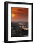 Italy, Florence, Tuscany. Central Florence at Sunset-Walter Bibikow-Framed Photographic Print