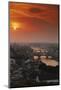 Italy, Florence, Tuscany. Central Florence at Sunset-Walter Bibikow-Mounted Photographic Print