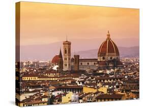 Italy, Florence, Tuscany, Western Europe, 'Duomo' Designed by Famed Italian Architect Brunelleschi,-Ken Scicluna-Stretched Canvas