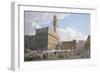 Italy, Florence, View of Piazza Della Signoria-null-Framed Giclee Print