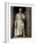 Italy, Florence, Western Europe, Statue of Niccolo Machiavelli Mostly known for Writing 'The Prince-Ken Scicluna-Framed Photographic Print