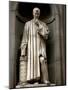 Italy, Florence, Western Europe, Statue of Niccolo Machiavelli Mostly known for Writing 'The Prince-Ken Scicluna-Mounted Photographic Print