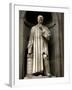 Italy, Florence, Western Europe, Statue of Niccolo Machiavelli Mostly known for Writing 'The Prince-Ken Scicluna-Framed Photographic Print