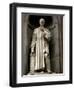 Italy, Florence, Western Europe, Statue of Niccolo Machiavelli Mostly known for Writing 'The Prince-Ken Scicluna-Framed Photographic Print