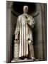 Italy, Florence, Western Europe, Statue of Niccolo Machiavelli Mostly known for Writing 'The Prince-Ken Scicluna-Mounted Photographic Print