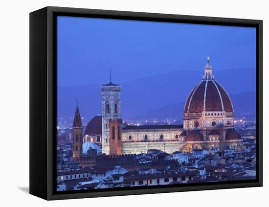 Italy, Florence, Western Europe, the 'Duomo' of Which the Cupola Is Designed by Famed Italian Archi-Ken Scicluna-Framed Stretched Canvas