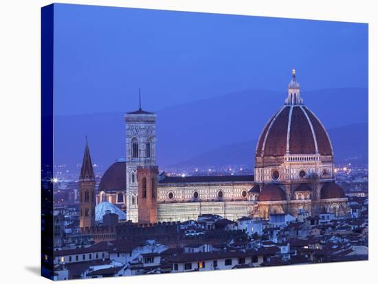 Italy, Florence, Western Europe, the 'Duomo' of Which the Cupola Is Designed by Famed Italian Archi-Ken Scicluna-Stretched Canvas