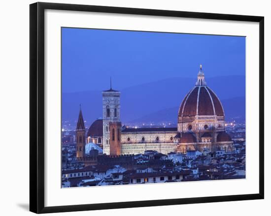 Italy, Florence, Western Europe, the 'Duomo' of Which the Cupola Is Designed by Famed Italian Archi-Ken Scicluna-Framed Photographic Print