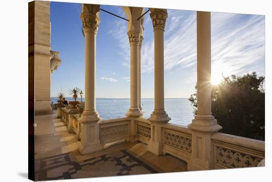 Italy, Friuli Venezia Giulia , Miramare Castle-Andrea Pavan-Stretched Canvas