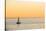 Italy, Friuli Venezia Giulia, Trieste, Boat at Sunset-Andrea Pavan-Stretched Canvas