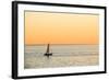 Italy, Friuli Venezia Giulia, Trieste, Boat at Sunset-Andrea Pavan-Framed Photographic Print