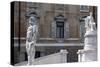 Italy, Friuli-Venezia Giulia, Udine, View of Freedom Square with Statue of Cacus and Peace-null-Stretched Canvas