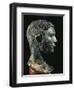 Italy, Friuli-Venezia Giulia, Zuglio, Male Head, Bronze-null-Framed Giclee Print