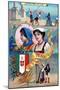 Italy, from a Series of Promotional Cards for Lefevre-Utile-null-Mounted Giclee Print