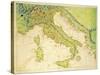 Italy, from an Atlas of the World in 33 Maps, Venice, 1st September 1553-Battista Agnese-Stretched Canvas