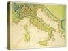 Italy, from an Atlas of the World in 33 Maps, Venice, 1st September 1553-Battista Agnese-Stretched Canvas