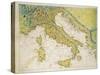 Italy, from Atlas of the World in Thirty-Three Maps, 1553-Battista Agnese-Stretched Canvas