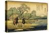 Italy, Genoa, Japanese Landscape-Ando Hiroshige-Stretched Canvas