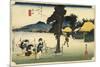 Italy, Genoa, Night Landscape-Ando Hiroshige-Mounted Giclee Print