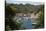 Italy, Genoa province, Portofino. Fishing village on the Ligurian Sea, overlooking harbor-Alan Klehr-Stretched Canvas