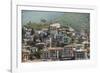 Italy, Genoa Province, Rapallo. Hillside with houses overlooking harbor-Alan Klehr-Framed Photographic Print