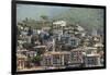 Italy, Genoa Province, Rapallo. Hillside with houses overlooking harbor-Alan Klehr-Framed Photographic Print