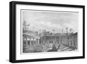 Italy, History of Archaeology, Excavations in the Peristyle of the House of Argus-null-Framed Premium Giclee Print