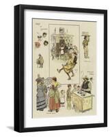 Italy in London-Phil May-Framed Giclee Print