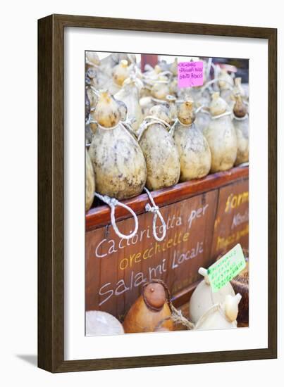 Italy, Italia. Apulia, Puglia, Foggia district. Gargano, Vieste. Local products.-Francesco Iacobelli-Framed Photographic Print