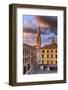 Italy, Italia; Emilia-Romagna; Modena district. Modena. Piazza Grande, the Bell Tower of the Cathed-Francesco Iacobelli-Framed Photographic Print