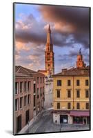Italy, Italia; Emilia-Romagna; Modena district. Modena. Piazza Grande, the Bell Tower of the Cathed-Francesco Iacobelli-Mounted Photographic Print