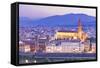 Italy, Italia. Tuscany, Toscana. Firenze District. Florence, Firenze. Basilica Di Santa Croce-Francesco Iacobelli-Framed Stretched Canvas