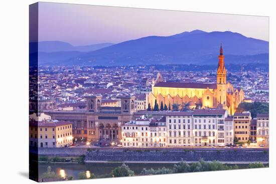 Italy, Italia. Tuscany, Toscana. Firenze District. Florence, Firenze. Basilica Di Santa Croce-Francesco Iacobelli-Stretched Canvas