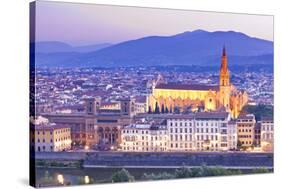 Italy, Italia. Tuscany, Toscana. Firenze District. Florence, Firenze. Basilica Di Santa Croce-Francesco Iacobelli-Stretched Canvas