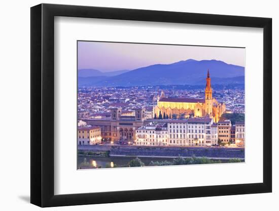 Italy, Italia. Tuscany, Toscana. Firenze District. Florence, Firenze. Basilica Di Santa Croce-Francesco Iacobelli-Framed Photographic Print