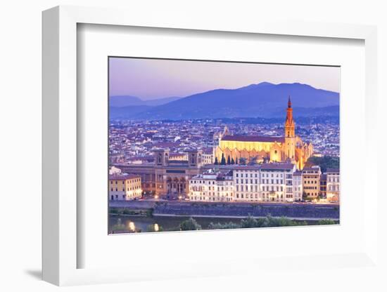 Italy, Italia. Tuscany, Toscana. Firenze District. Florence, Firenze. Basilica Di Santa Croce-Francesco Iacobelli-Framed Photographic Print